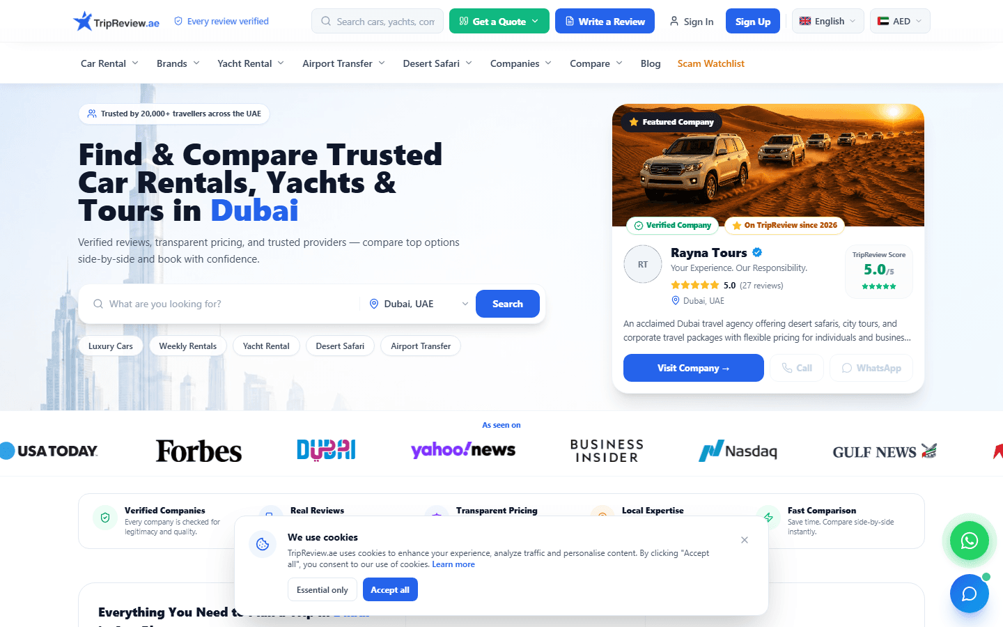 TripReview — Маркетплейс отзывов